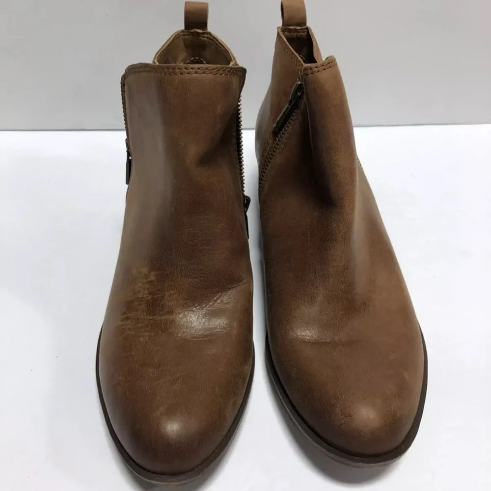 Lucky Brand Women’s Basel Ankle Booties Brown, Size 8 M